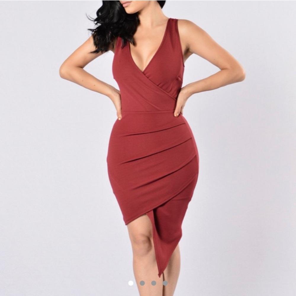 Burgundy Dress